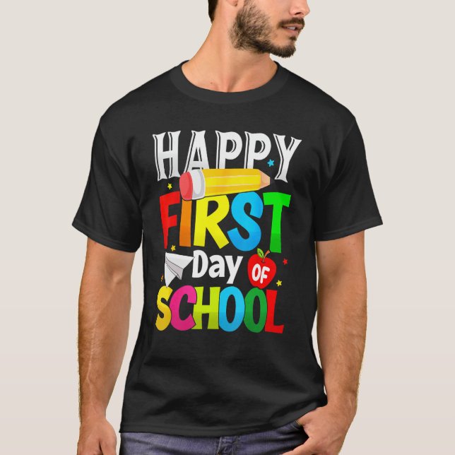 Welcome Back To School Kids First Day Of School Fo T-Shirt (Front)