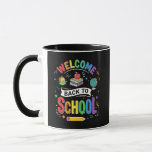 Welcome Back to School Kids Teacher First Day Mug