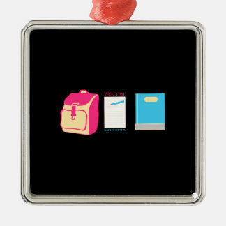Welcome Back To School Metal Ornament