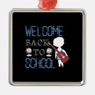 Welcome Back To School Metal Ornament
