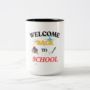 Welcome Back to School Mug – Fun & Colourful Coffe
