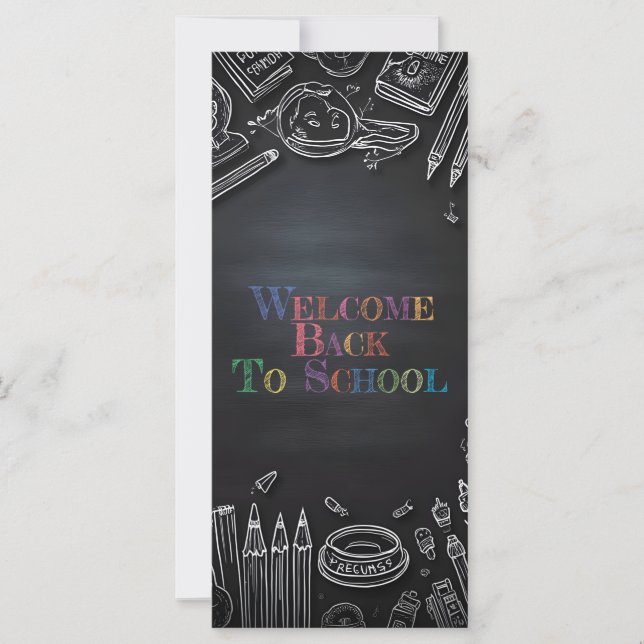 Welcome Back to School – New School Year (Front)