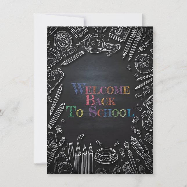 Welcome Back to School – New School Year (Front)