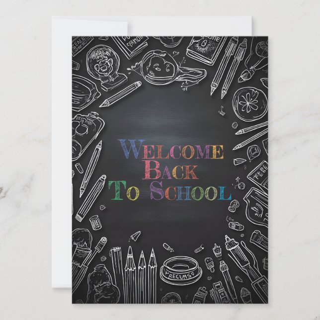 Welcome Back to School – New School Year (Front)