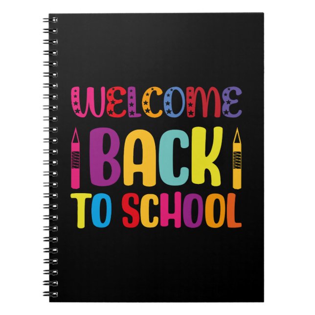 Welcome Back To School Notebook (Front)