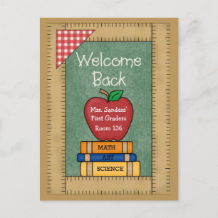 Welcome Back to School Postcard