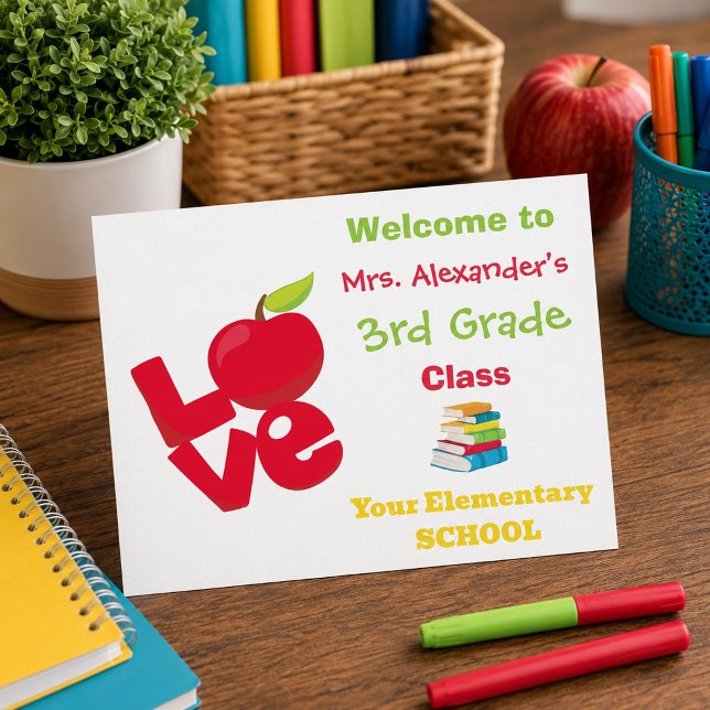 Welcome Back to School Postcard (Creator Uploaded)