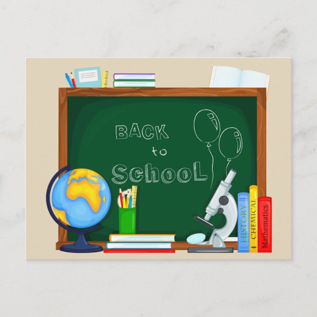 Welcome Back to School Postcard (Front)