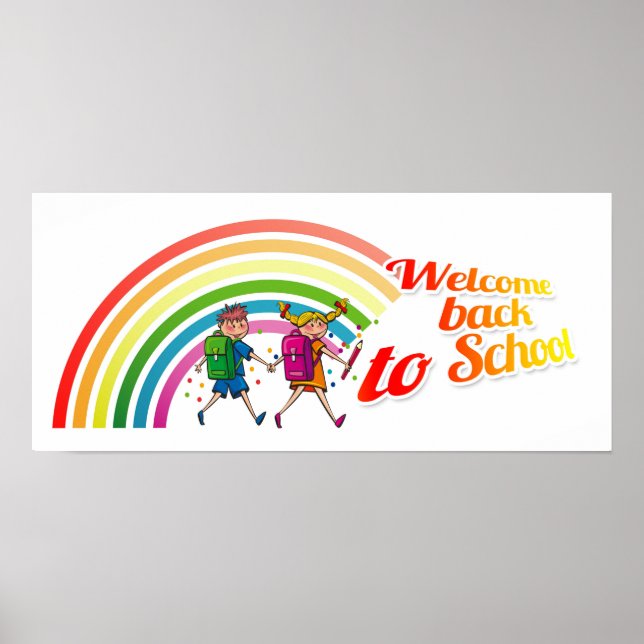 Welcome back to school poster (Front)