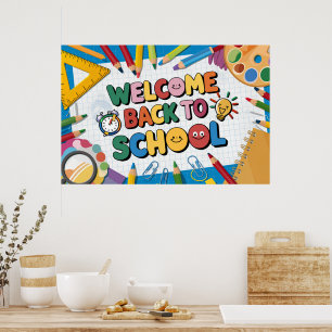 Welcome back to school  poster