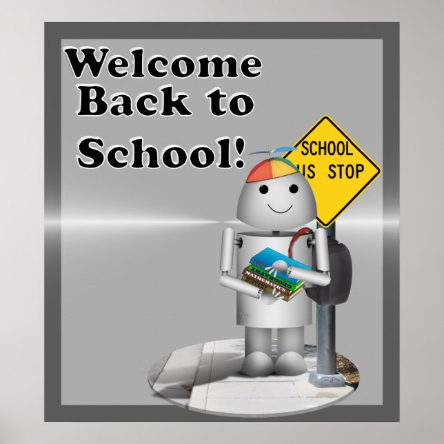 Welcome Back to School! Poster (Front)