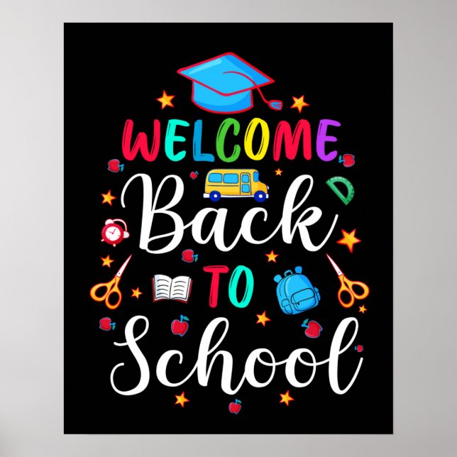 Welcome Back To School Poster (Front)