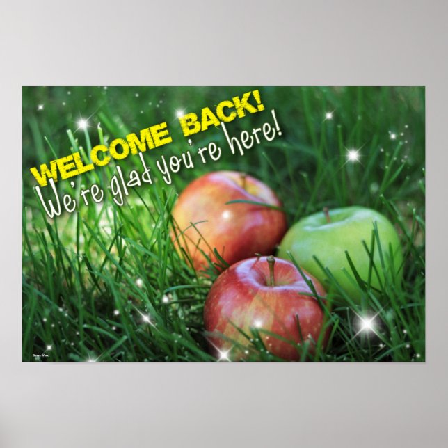 Welcome Back to School Poster (Front)
