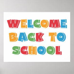 Welcome Back to School Poster