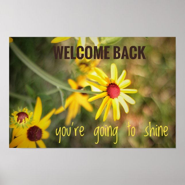 Welcome Back to School Poster (Front)
