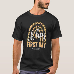 Welcome Back To School Rainbow Happy First Day Sc T-Shirt