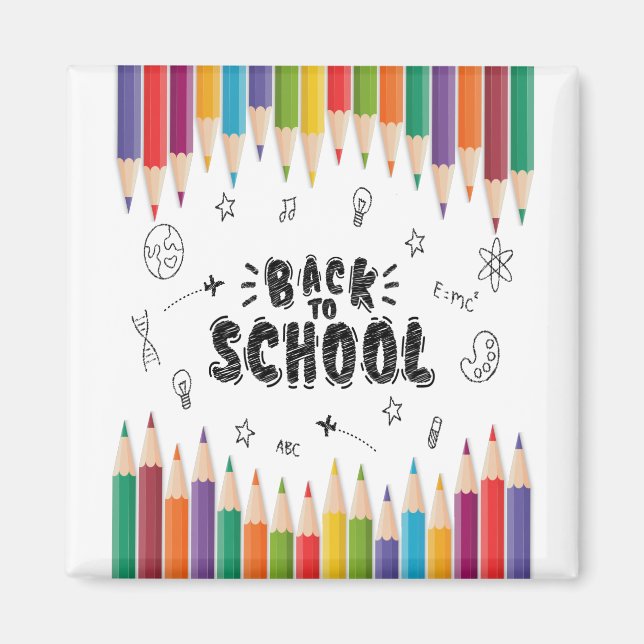 Welcome Back To School Shirt, First Day Of School Magnet (Front)