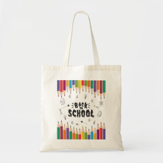 Welcome Back To School Shirt, First Day Of School Tote Bag (Front)