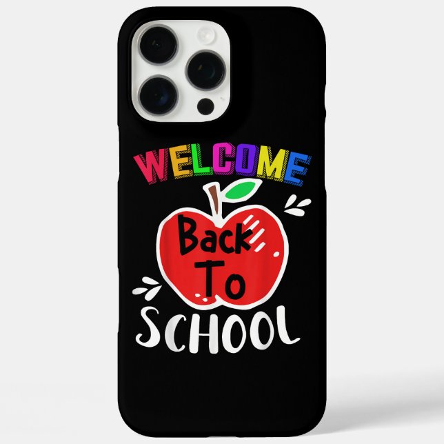 Welcome Back To School Shirt Funny Teachers Studen Case-Mate iPhone Case (Back)