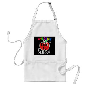 Welcome Back To School Shirt Funny Teachers Studen Standard Apron