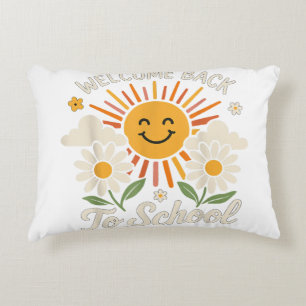 Welcome Back To School Shirts First day of school  Decorative Cushion