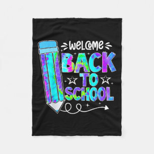 Welcome Back To School Shirts First Day Of School Fleece Blanket