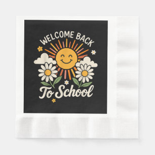 Welcome Back To School Shirts First day of school Napkin