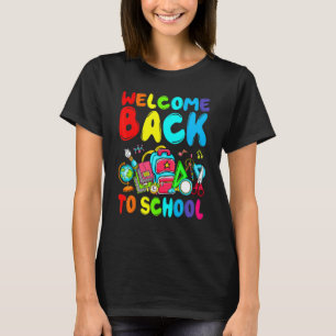 Welcome Back To School Squad Teacher Kids Cute T-Shirt