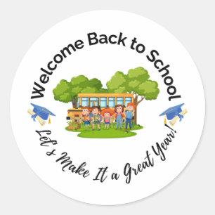 Welcome Back to School Sticker