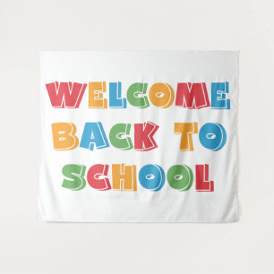 Welcome Back to School Tapestry