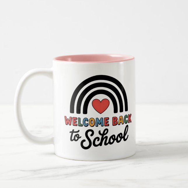 Welcome Back to School Teacher Coffee Cup Gift (Left)