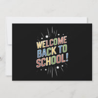 Welcome Back To School Teacher First Day of School