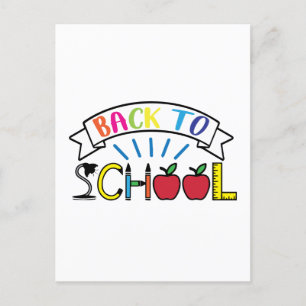 Welcome Back to School Teacher Life Postcard