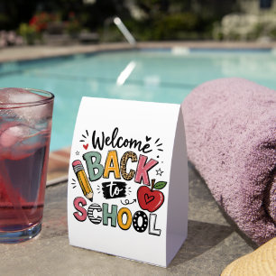 Welcome Back to School Teacher Student First Day