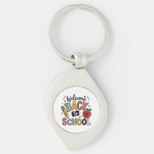 Welcome Back to School Teacher Student First Day Key Ring
