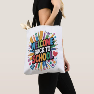 Welcome Back To School Tote Bag