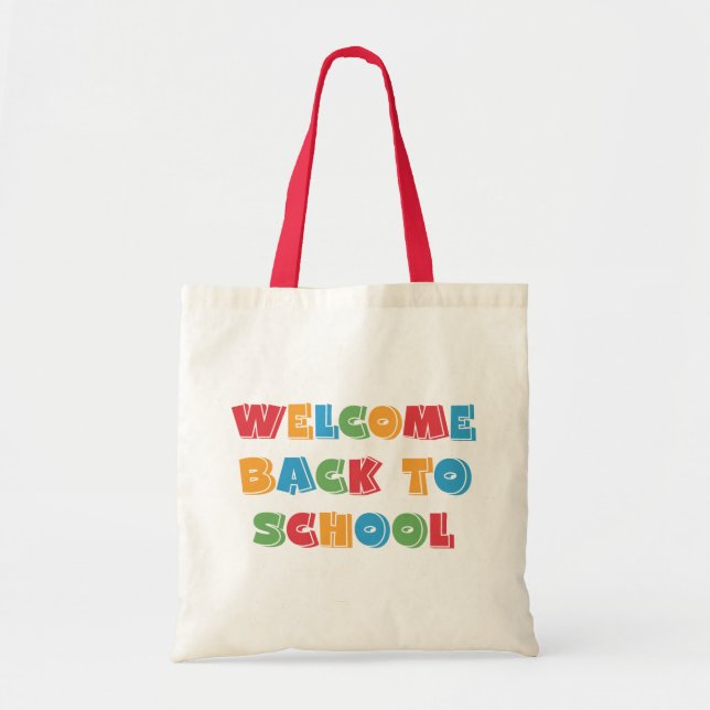 Welcome Back to school Tote Bag (Front)
