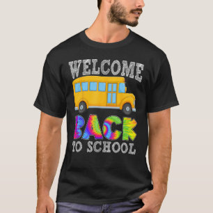 Welcome Back To School Transportation School Bus D T-Shirt