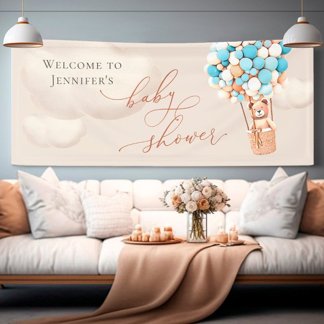 Welcome Banner Bear Baby Shower (Creator Uploaded)