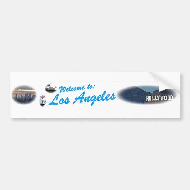 Welcome Banner Bumper Sticker (Front)