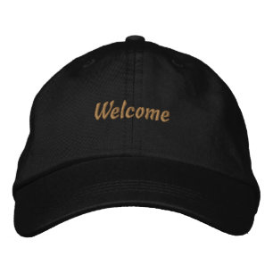 Welcome Baseball Embroidered Trucker-Hats Hat