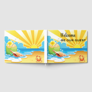 Welcome Be Our Guest, Beach House Guest Book