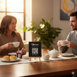 Welcome Be Our Guest Scan For QR Code Wifi Plaque<br><div class="desc">Welcome Be Our Guest Scan For QR Code Wifi Tabletop Plaque with Easel</div>