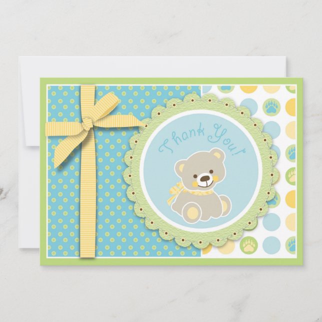 Welcome Bear TY Card 2 (Front)