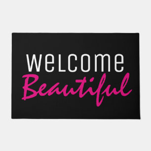 Welcome Beautiful - Beauty Salon Door Mat