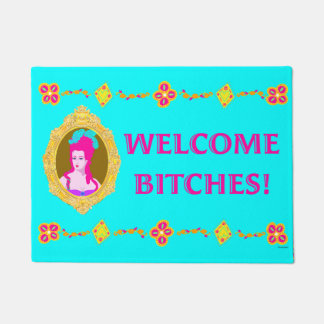 Welcome Bi%@%es Funny Colourful Doormat