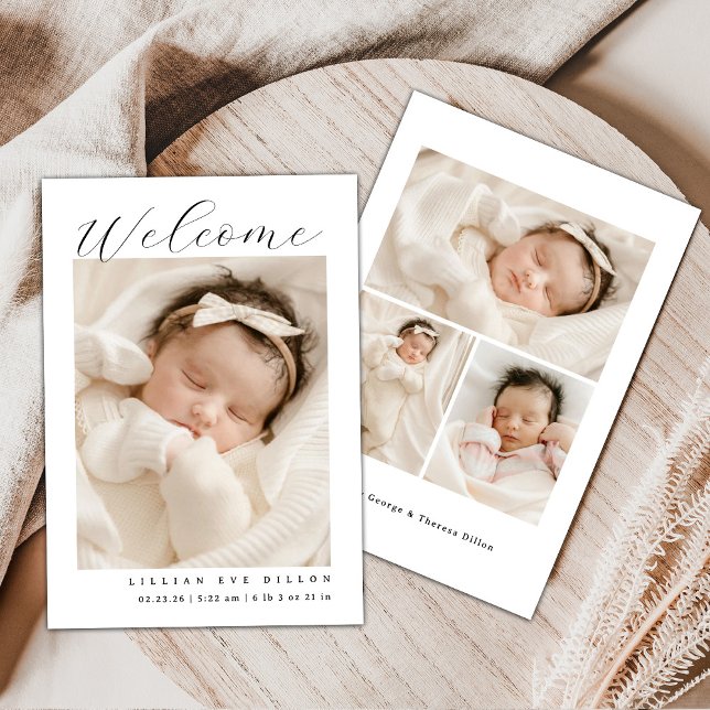 Welcome Birth Announcement (Creator Uploaded)