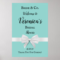 Welcome Bridal Shower Sign