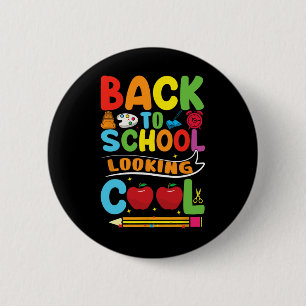 Welcome Byck To School First Day Of School Teacher 6 Cm Round Badge
