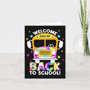 Welcome Byck To School For Bus Drivers Transportat Card